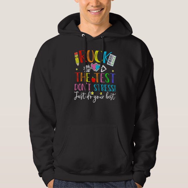 Testen des Testlehrers am Testtag Hoodie (Vorderseite)