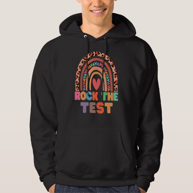 Testen des Testlehrers am Testtag Hoodie (Vorderseite)