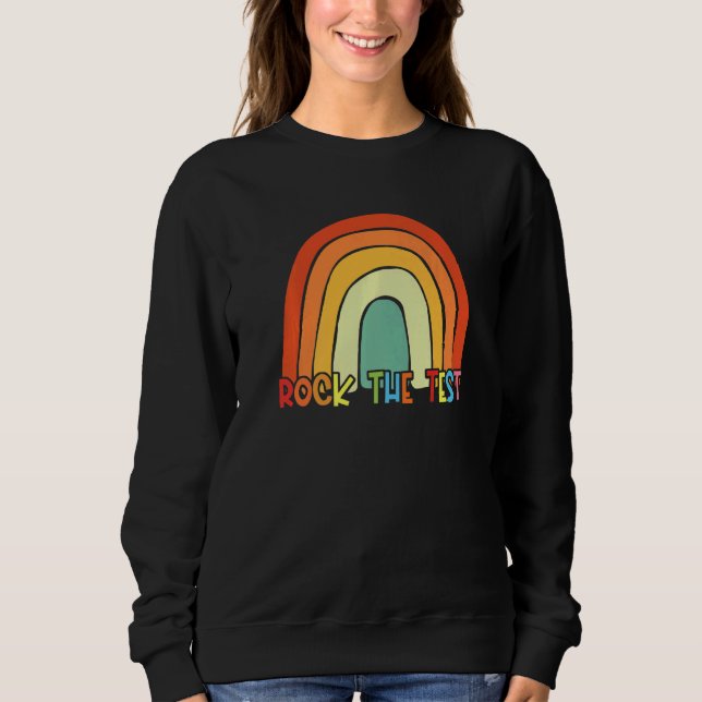 Testen des Testlehrers am Testtag Sweatshirt (Vorderseite)