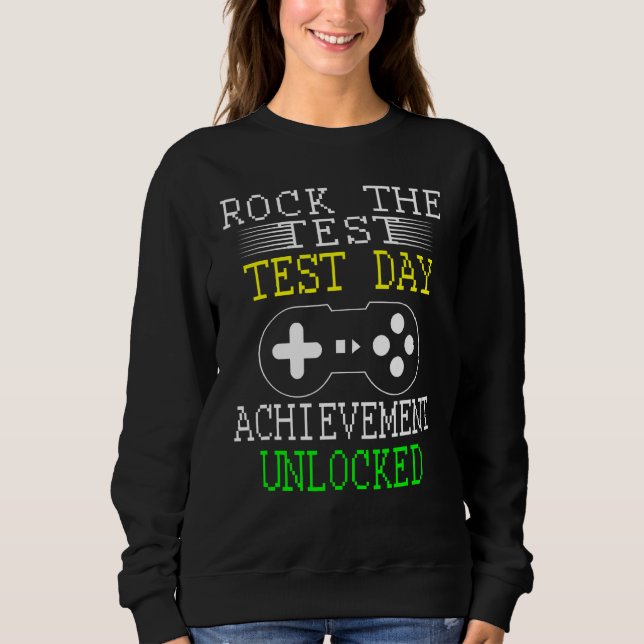 Testen des Testlehrers am Testtag Sweatshirt (Vorderseite)