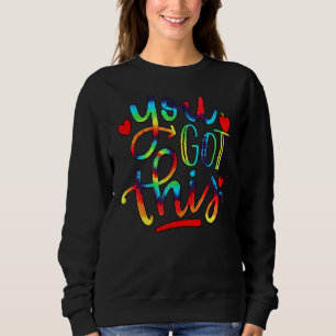 Testen des Testlehrers am Testtag Sweatshirt