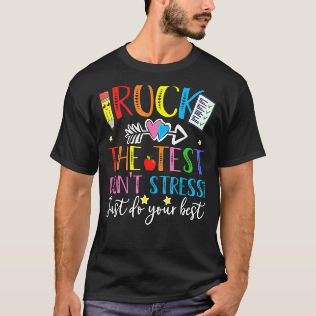 Testen des Testlehrers am Testtag T-Shirt (Vorderseite)