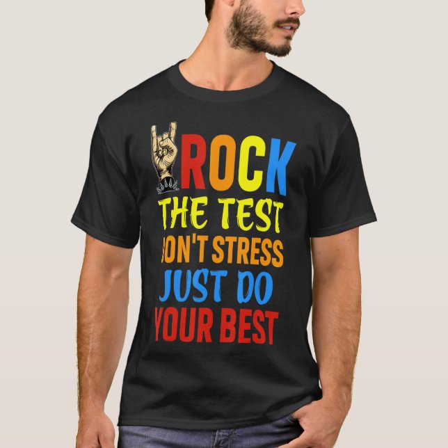 Testen des Testlehrers am Testtag T-Shirt (Vorderseite)
