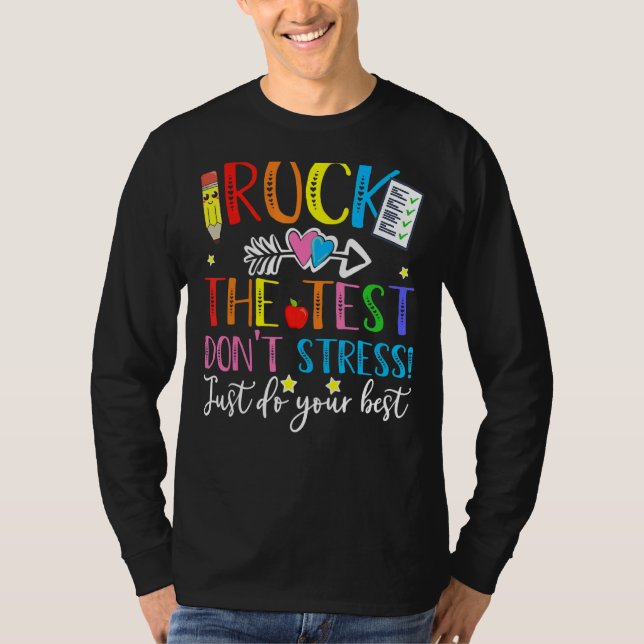 Testen des Testlehrers am Testtag T-Shirt (Vorderseite)