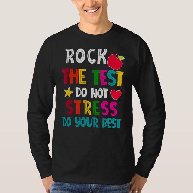 Testen des Testlehrers am Testtag T-Shirt (Vorderseite)