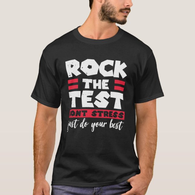 Testen des Testlehrers am Testtag T-Shirt (Vorderseite)