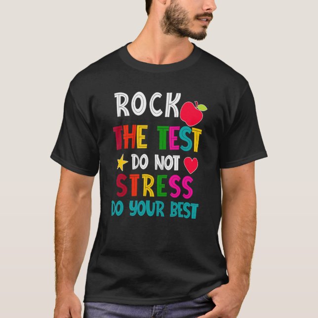 Testen des Testlehrers am Testtag T-Shirt (Vorderseite)