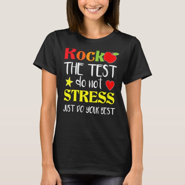 Testen des Testlehrers am Testtag T-Shirt (Vorderseite)