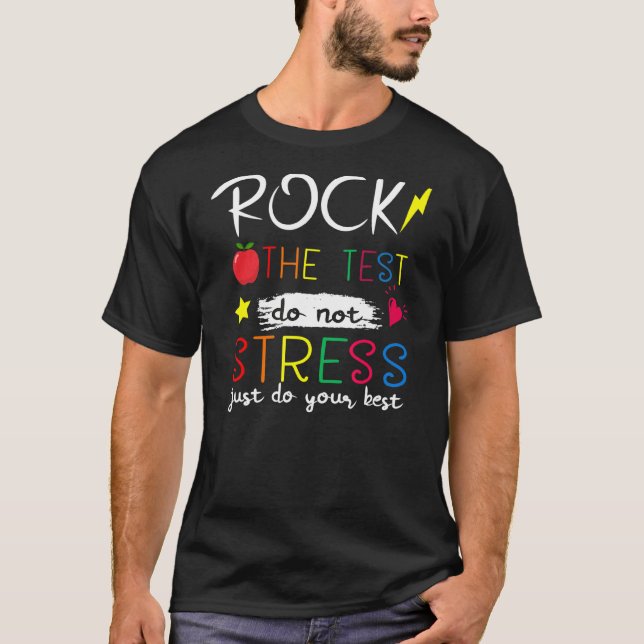 Testen des Testlehrers am Testtag T-Shirt (Vorderseite)