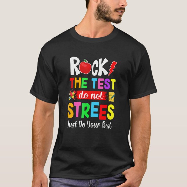 Testen des Testlehrers am Testtag T-Shirt (Vorderseite)