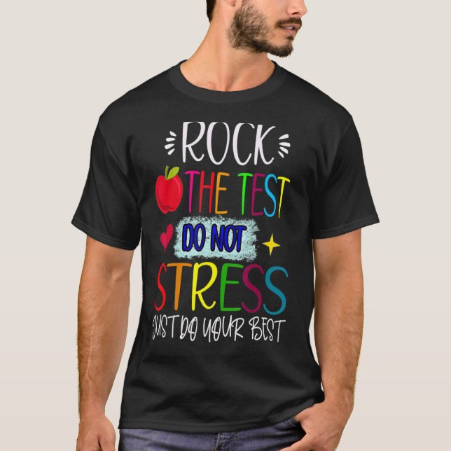 Testen des Testlehrers am Testtag T-Shirt (Vorderseite)