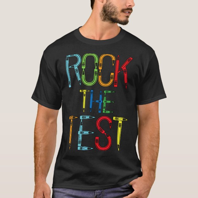 Testen des Testlehrers am Testtag T-Shirt (Vorderseite)