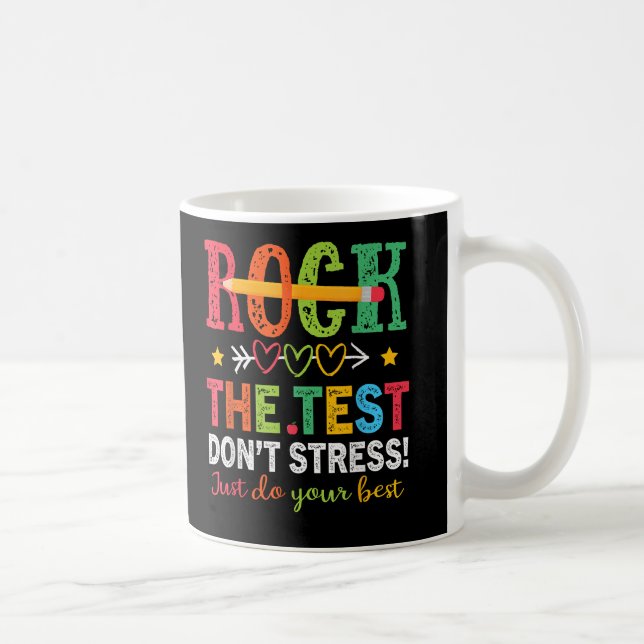 Testen Sie den Test, um die besten Lehrer zu teste Kaffeetasse (Rechts)