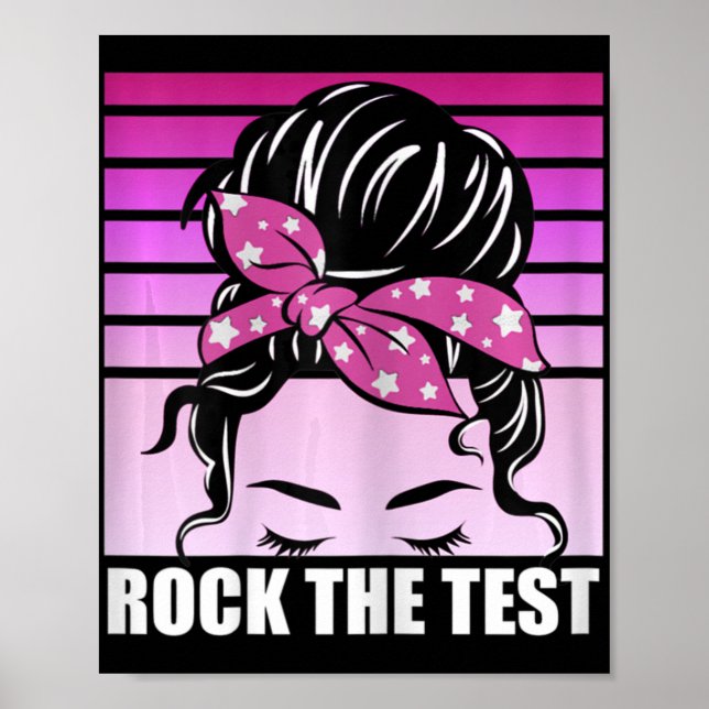 Testen Sie den Testlauf-Fehlerdiagnose-Testtag D Poster (Vorne)