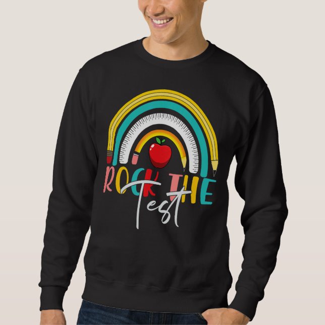 Testen Sie den Testlauf-Testfahrer Sweatshirt (Vorderseite)