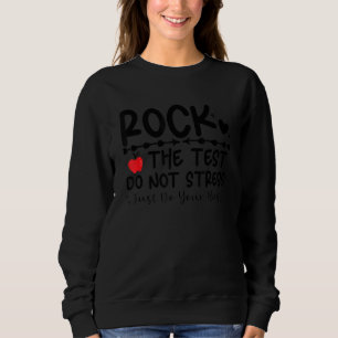 Testen Sie den Testlauf-Testlauf für den Stress-Te Sweatshirt