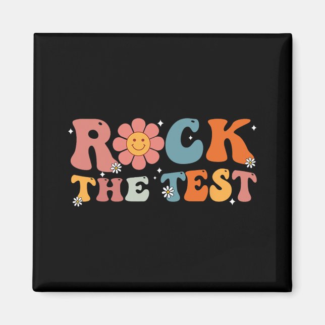 Testen Sie den Testlehrer am Testtag. Magnet (Vorne)