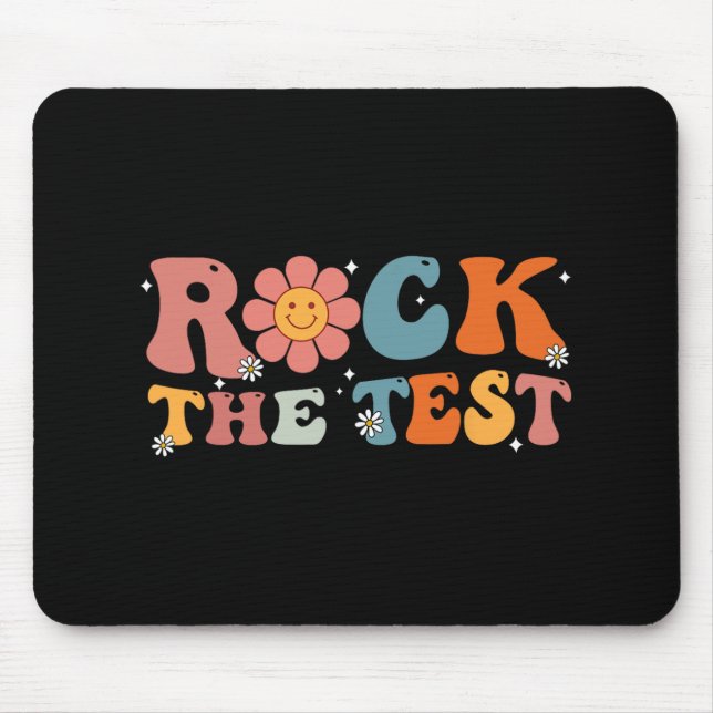 Testen Sie den Testlehrer am Testtag. Mousepad (Vorne)