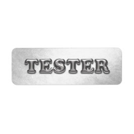 Testen Sie Me Silver Gray 3D Tester Sample Contane