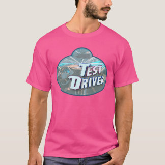 Testfahrer-Nametag-Inspirierte Kunstwerke T-Shirt