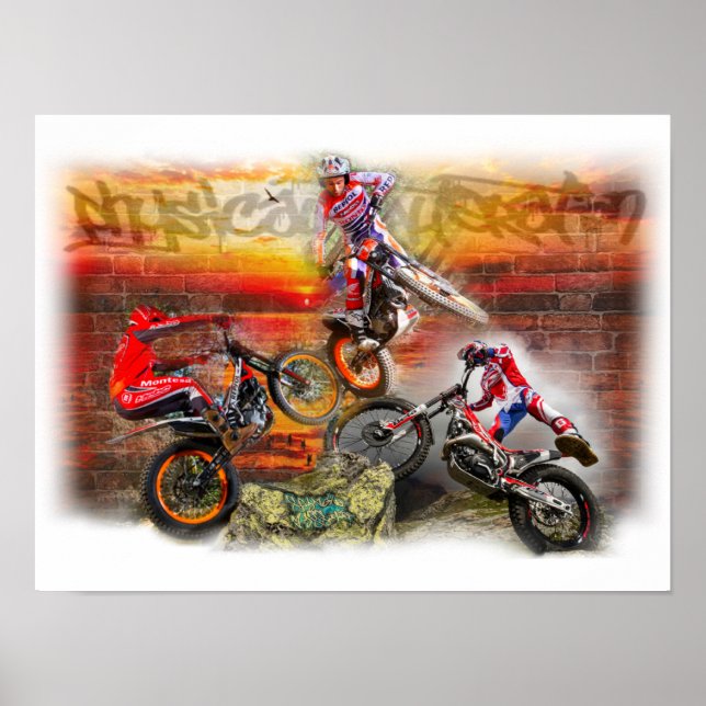 Testfahrräder Poster (Vorne)