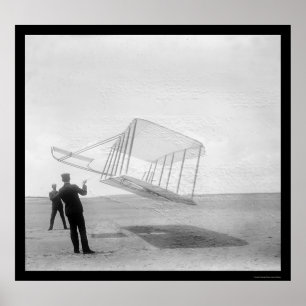 Testing Glider Wilbur und Orville 1901 Poster