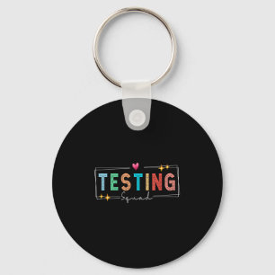 Testing Squad - Testtag 2024 Lehrer Motivierend Schlüsselanhänger