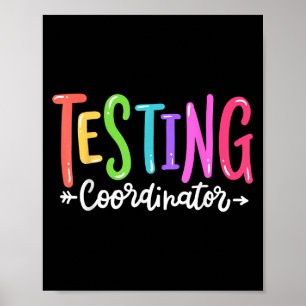 Testkoordinator Testtag-Prüfungsmotivations-Squad Poster