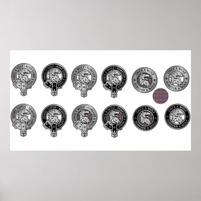 Testlauf - Benutzerdefiniertes Wappen Poster (Vorne)