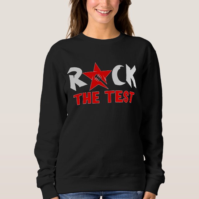 Testlehrer-Testtag abbrechen Sweatshirt (Vorderseite)