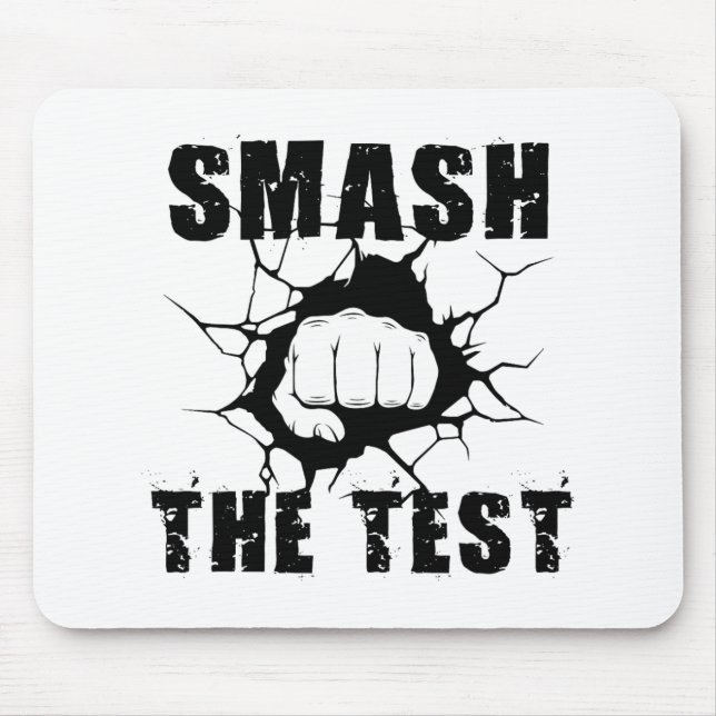 Testlustige Testläufer Mousepad (Vorne)