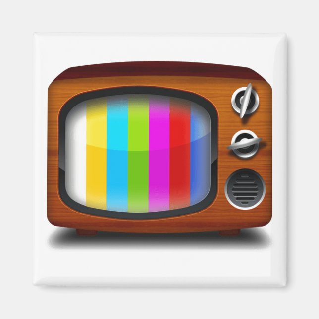 Testmuster für Retro-TV Magnet (Vorne)