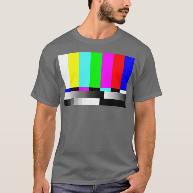 Testmuster für TV-Fehlerbars T-Shirt (Vorderseite)