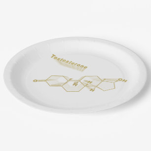 Testosteron-Goldformel Pappteller