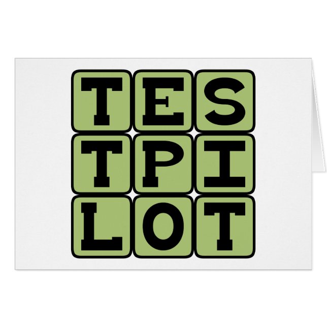 Testpilot, Im Flugzeug Abenteurer (Vorderseite (Horizontal))