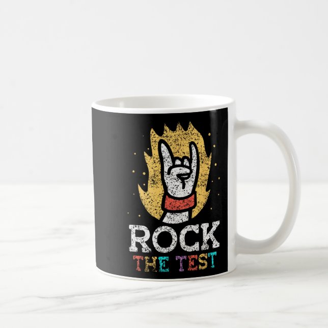Testprüfungstag für den Lehrer Kaffeetasse (Rechts)