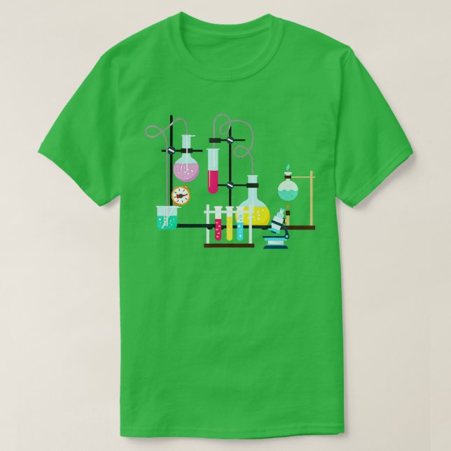 Testrohr Chemie Laboratory Science Funny Gift T-Shirt (Design vorne)