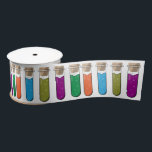 Teströhren für den farbigen Labrador von Science-F Satinband<br><div class="desc">Teströhren mit farbigen Chemikalien oder Halloween-Tränke.</div>