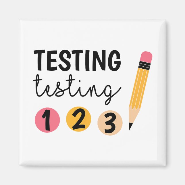 Testtag 1 2 3 Testtag Magnet (Vorne)
