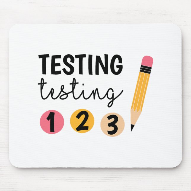 Testtag 1 2 3 Testtag Mousepad (Vorne)