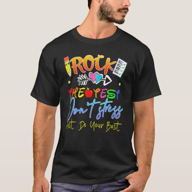 Testtag bricht den Testlehrer-Testtag ab T-Shirt (Vorderseite)