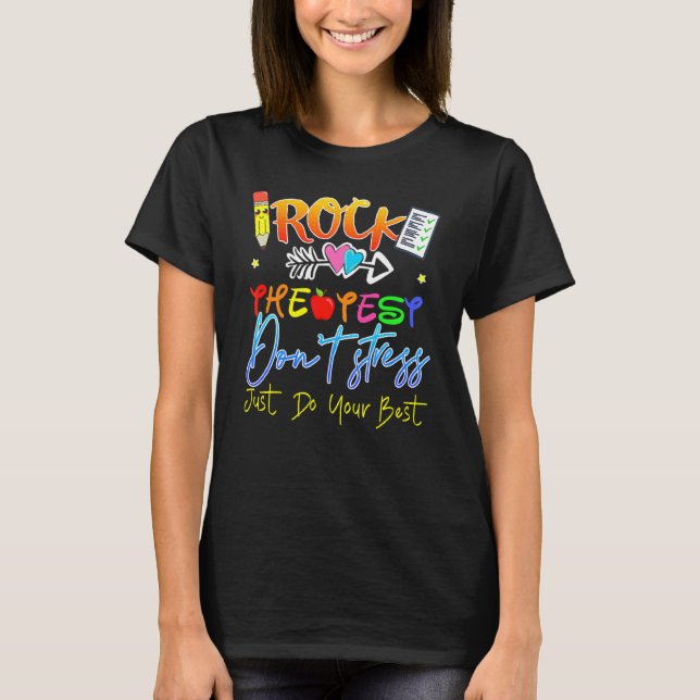 Testtag bricht den Testlehrer-Testtag ab T-Shirt (Vorderseite)