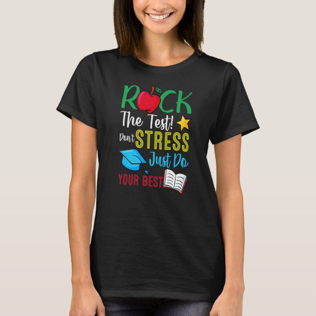 Testtag bricht den Testlehrer-Testtag ab T-Shirt (Vorderseite)