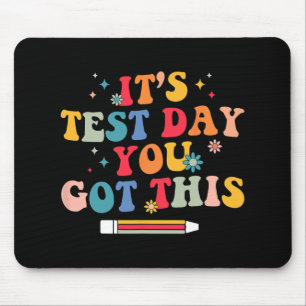 Testtag, den Sie diesen Teacher Testing Day Groovy Mousepad