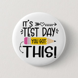 Testtag Es ist der Testtag, an dem Sie diesen Lehr Button