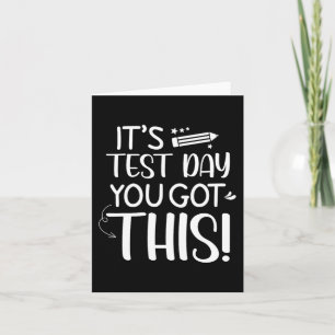 Testtag Es ist der Testtag, an dem Sie diesen Lehr Karte