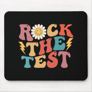 Testtag für den Retro Groovy Teacher Testtag Mousepad