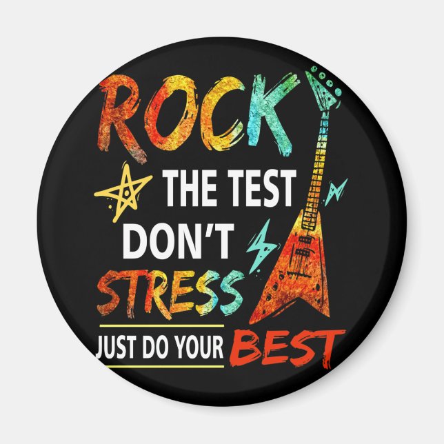 Testtag für den Test-Dont-Stresstest abbrechen Magnet (Vorne)