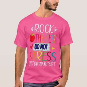 Testtag für den Testlehrer an einem sonnigen T-Tag T-Shirt