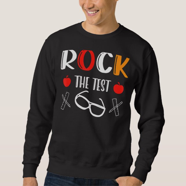 Testtag für den Testlehrer Sweatshirt (Vorderseite)